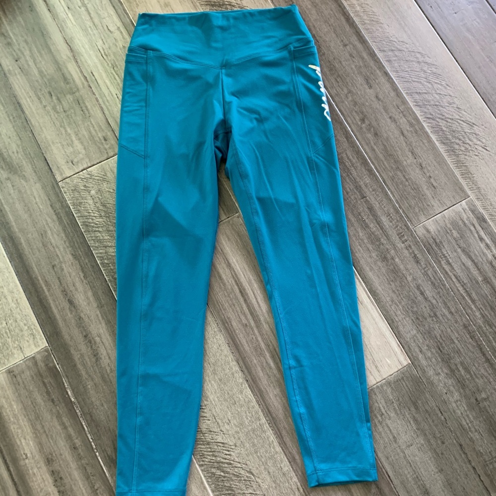 PINK Teal Athletic Leggings Pants